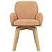 Sedie da pranzo girevoli 2 pcs Bouclé Beige 54 x 58 x 87 cm - Foto miniatura 3