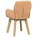 Sedie da pranzo girevoli 2 pcs Bouclé Beige 54 x 58 x 87 cm - Foto miniatura 5