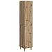 Set di armadi 2 pcs 33 x 34,5 x 90 cm Legno ingegnerizzato - Foto miniatura 1