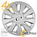 Copricerchi Auto Universali 16 Pollici Tech-one Stratos Rc Silver 31598 - Foto miniatura 1