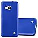 Custodia Compatibile Con Nokia Lumia 550 In Blu Metallico - Coperchio Protettivo In Silicone Tpu Flessibile - Foto miniatura 4