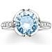 Gioielleria 037-059-31-54. Anello, Colore Blu Argento. Donna. - In ordine - Foto miniatura 3