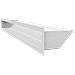 Griglia Di Ventilazione Luft 9x80 Bianco - Foto miniatura 4