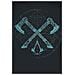 Valhalla - Axes Uomo T-shirt Nero M 100% Cotone Regular - Foto miniatura 2
