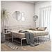 Telaio Divano Letto Estraibile Bianco In Metallo 90x200 Cm - Foto miniatura 4