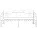 Telaio Divano Letto Estraibile Bianco In Metallo 90x200 Cm - Foto miniatura 6