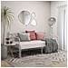 Telaio Divano Letto Estraibile Bianco In Metallo 90x200 Cm - Foto miniatura 1