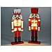 Set 2 Soldatini Schiaccianoci Natalizi Con Luci Led Decorazioni Di Natale Da Tavolo Idea Regalo Per Natale - Foto miniatura 3