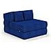 Divanetto Futon Alex Mini 71 X 204 - H3 Medio Rigido - Pieghevole Con 2 Cuscini - Foto miniatura 1