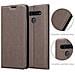 Custodia Compatibile Con Lg Kq51 In Bruno Caffè - Coperchio Protettiva Con Chiusura Magnetica, Funzione Stand E Tasca Per Le Carte - Foto miniatura 5