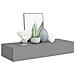 Scaffali Con Cassetti Da Parete 2 Pz Grigio 60x23,5x10 Cm Mdf - Foto miniatura 3
