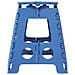 Tb39-a Sgabello Pieghevole Multiuso, 39 Cm Di Altezza, Blu - Foto miniatura 3