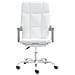Poltrona Da Ufficio Reclinabile Bianca In Similpelle - Foto miniatura 3