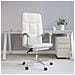 Poltrona Da Ufficio Reclinabile Bianca In Similpelle - Foto miniatura 1