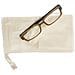 Custodia Per Occhiali In Cotone Beige Da Decorare - 10 X 20 Cm - Foto miniatura 1