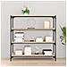 Libreria Rovere Sonoma 100x33x100cm Legno Multistrato E Acciaio - Foto miniatura 3