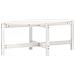 Tavolino Da Salotto Bianco 118x63x45 Cm Legno Massello Di Pino - Foto miniatura 2