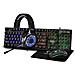 Kit Gaming 4in1 GK01HK Tastiera Retroilluminata Cuffia da Gioco Mouse e Mousepad RGB - Foto miniatura 1