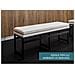 Tappeto Rivestimento Pavimento Gommato Pvc Con Bolle Colore Nero Bollato 100x600 Floor Nero - Foto miniatura 4