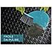 Tappeto Rivestimento Pavimento Gommato Pvc Con Bolle Colore Nero Bollato 100x600 Floor Nero - Foto miniatura 5