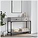 Tavolino Consolle Grigio Sonoma 100x34,5x75cm Legno Multistrato - Foto miniatura 1