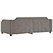 Divano Letto Estraibile Con Cassetti Tortora 80x200 Cm Tessuto - Foto miniatura 6