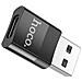 Hoco Adattatore Otg Originale Ua17 Usb 2.0 - Type C Charge Black Per Smartphone Tablet - Foto miniatura 2