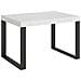 Tavolo Allungabile 90x130/234 Cm Tecno Telaio Antracite - Bianco Frassino - Foto miniatura 5