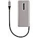 HB31CM1A3CB Replicatore di Porte e Docking Station Per Laptop Cablato USB 3.2 Gen 2 (3.1 Gen 2) Type-C Grigio - Foto miniatura 7