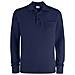 Basic Polo L /s Pocket Blu Scuro 4xl - Foto miniatura 1