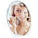 Specchio Ovale per Trucco Makeup Luci Led e Regolazione Touch Ingrandimento 5x - Foto miniatura 1