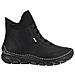 Black Casual Closed Ladies Mid Height Boots Stivaletti Pelle Sintetica Scarpe Donna Nero Eu 37, 55069-00 - Foto miniatura 3