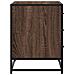 Cassettiera Rovere Marrone 70x41x56 cm in Legno Multistrato - Foto miniatura 2