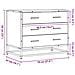 Cassettiera Rovere Marrone 70x41x56 cm in Legno Multistrato - Foto miniatura 4