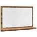 Mobile Bagno Specchio Rovere Artigianale 60x11x37 Cm Truciolato - Foto miniatura 2
