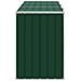 Copribidone con Ruote per 3 Bidoni Verde 216x81x115 cm Acciaio - Foto miniatura 6