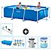 Piscina Fuori Terra - Rettangolo - 300x200x75 Cm - Blu - Include Accessori Coordinati A162 - Foto miniatura 1