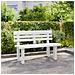 Lusso Casadino -  Panchina Da Giardino Bianca 110x52x71 Cm In Polipropilene - Foto miniatura 2