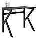 Lusso Casadino -  Scrivania Da Gaming Con Gambe A K Nera 90x60x75 Cm - Foto miniatura 1