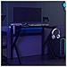Lusso Casadino -  Scrivania Da Gaming Con Gambe A K Nera 90x60x75 Cm - Foto miniatura 2