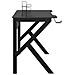 Lusso Casadino -  Scrivania Da Gaming Con Gambe A K Nera 90x60x75 Cm - Foto miniatura 4