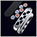 Supporto Magnetico Per Telefono Supporto Per Telefono Da Auto Silver - Foto miniatura 3