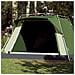 Tenda da Campeggio Cabina 4 Persone Verde a Rilascio Rapido - Foto miniatura 1