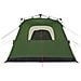 Tenda da Campeggio Cabina 4 Persone Verde a Rilascio Rapido - Foto miniatura 7