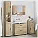 Set di mobili per il bagno 4 pcs rovere sonoma 30 x 35 x 192 cm - Foto miniatura 4