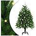 Albero di Natale con 150 LED con supporto Verde 120 cm PE - Foto miniatura 1
