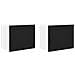Pensile cucina 2 pcs Nero 50 x 31 x 40 cm Legno multistrato - Foto miniatura 6