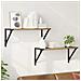 Scaffali da parete 2 pcs Rovere artigianale 60 x 25 x 25,5 cm - Foto miniatura 2