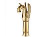 Rubinetto per lavabo da bagno, Blackswan, tipo M135, modello Swan dorato, misura 29 cm - Foto miniatura 1