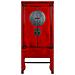 Armadio In Legno Rosso 84x50x194h Cm - Foto miniatura 2
